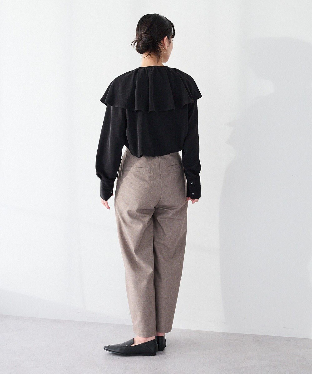 CRAFT STANDARD BOUTIQUE ＜セレモニー＞フロントタックカーブパンツ 