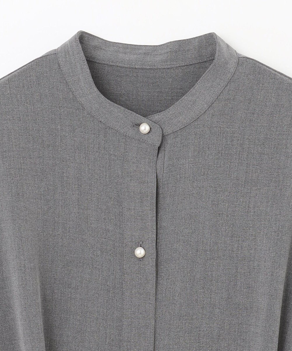 ANY 【洗濯機可能/ストレッチ】ウールライク前開きワンピース 