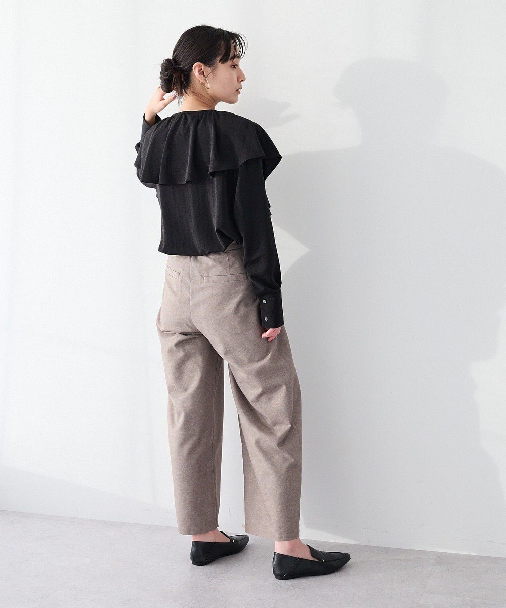 CRAFT STANDARD BOUTIQUE ＜セレモニー＞フロントタックカーブパンツ 