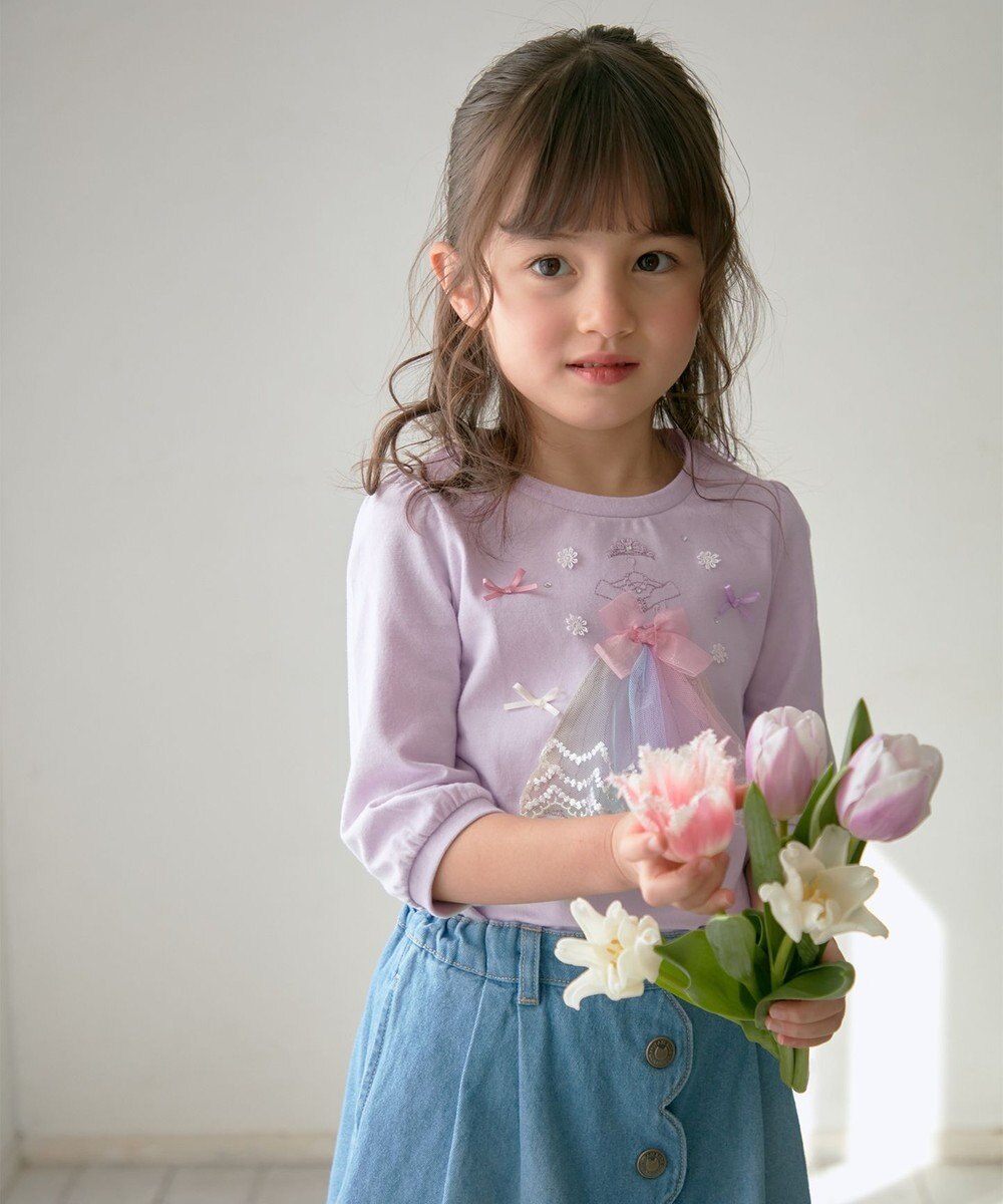 プリンセスモチーフ 七分袖 Tシャツ Any Fam Kidsファッション通販 公式通販 オンワード クローゼット