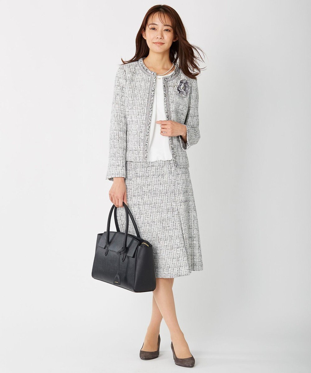 J.PRESS LADIES ファンシーツイード スカート 