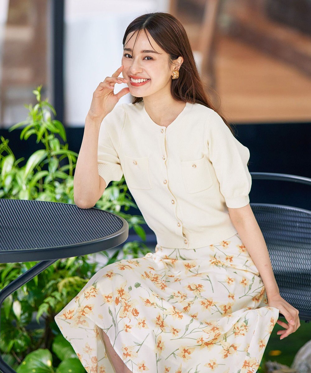 Tiaclasse 花柄プリントスカート 