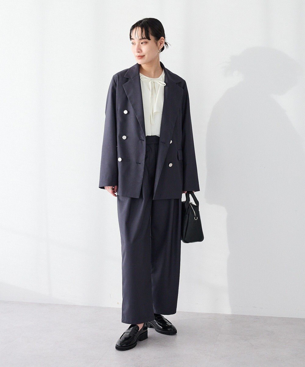 CRAFT STANDARD BOUTIQUE ＜セレモニー＞フロントタックカーブパンツ 