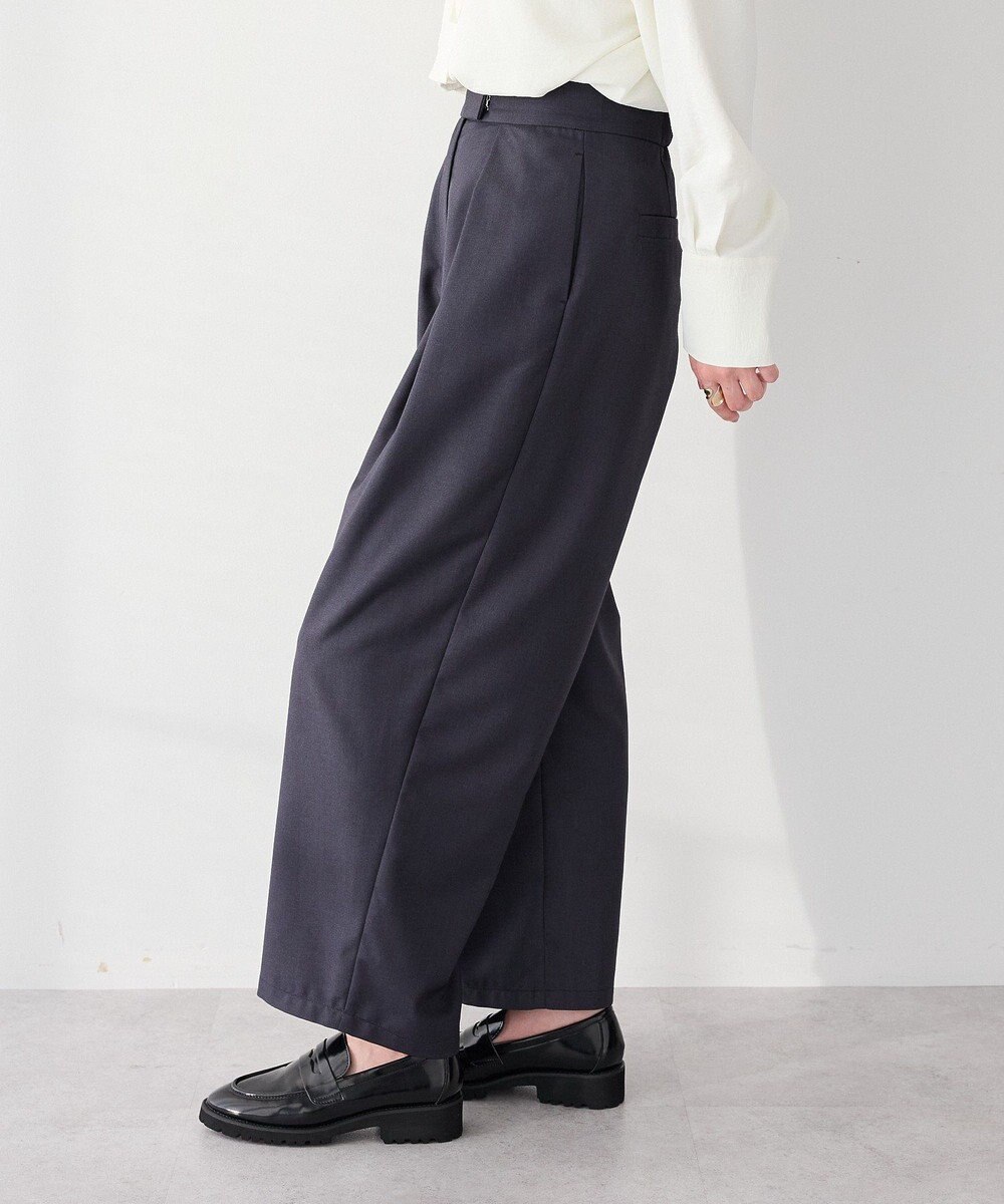 CRAFT STANDARD BOUTIQUE ＜セレモニー＞フロントタックカーブパンツ 