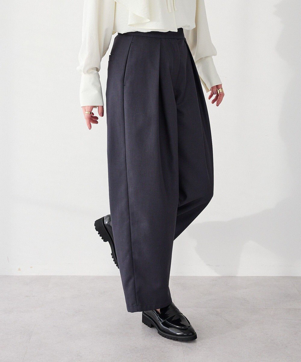 CRAFT STANDARD BOUTIQUE ＜セレモニー＞フロントタックカーブパンツ 