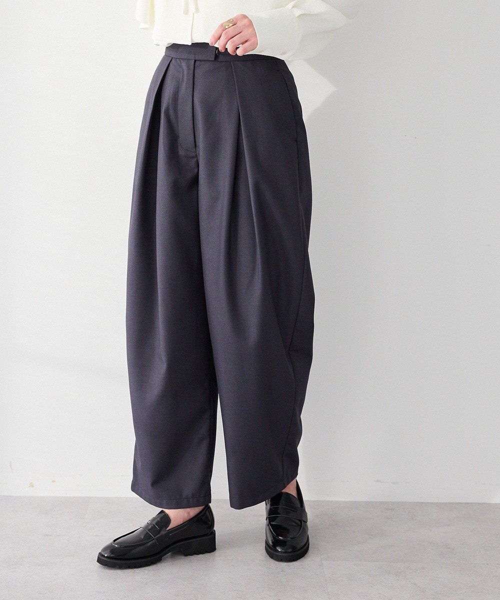 CRAFT STANDARD BOUTIQUE ＜セレモニー＞フロントタックカーブパンツ 