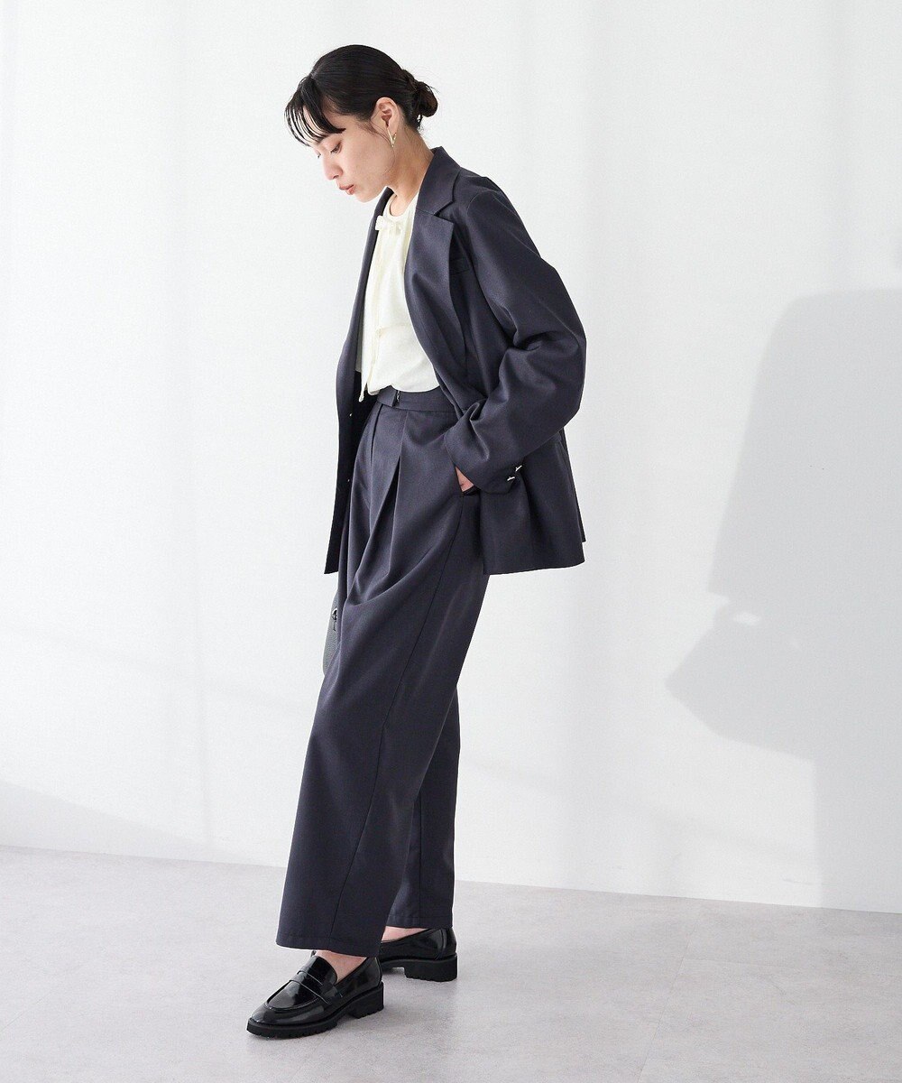 CRAFT STANDARD BOUTIQUE ＜セレモニー＞フロントタックカーブパンツ 