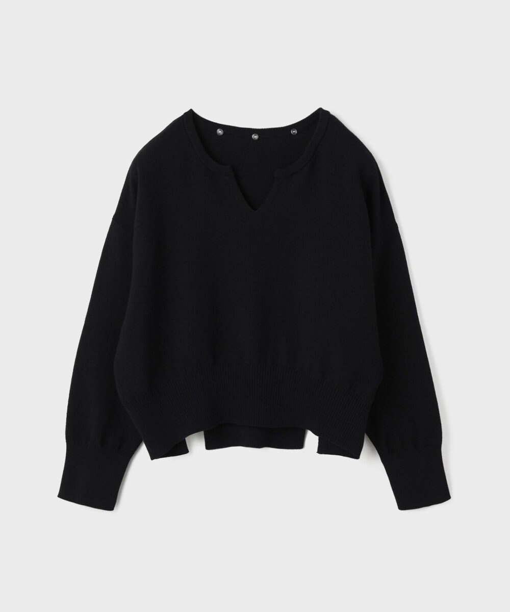 GRACE CONTINENTAL レースカラーニットトップ 