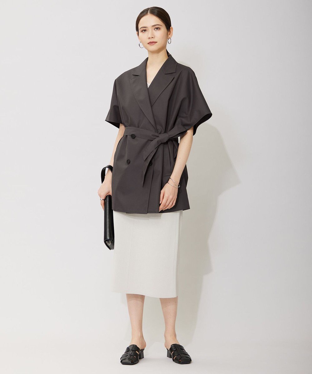 ICB L ハーフスリーブトレンチ 