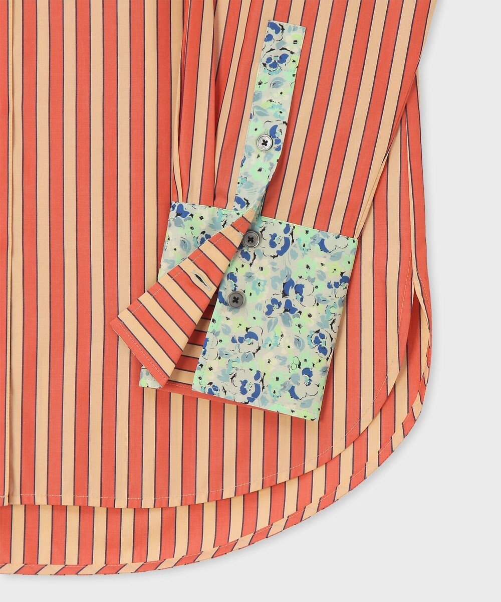 Paul Smith Garden Floral スタンドカラー 長袖シャツ 