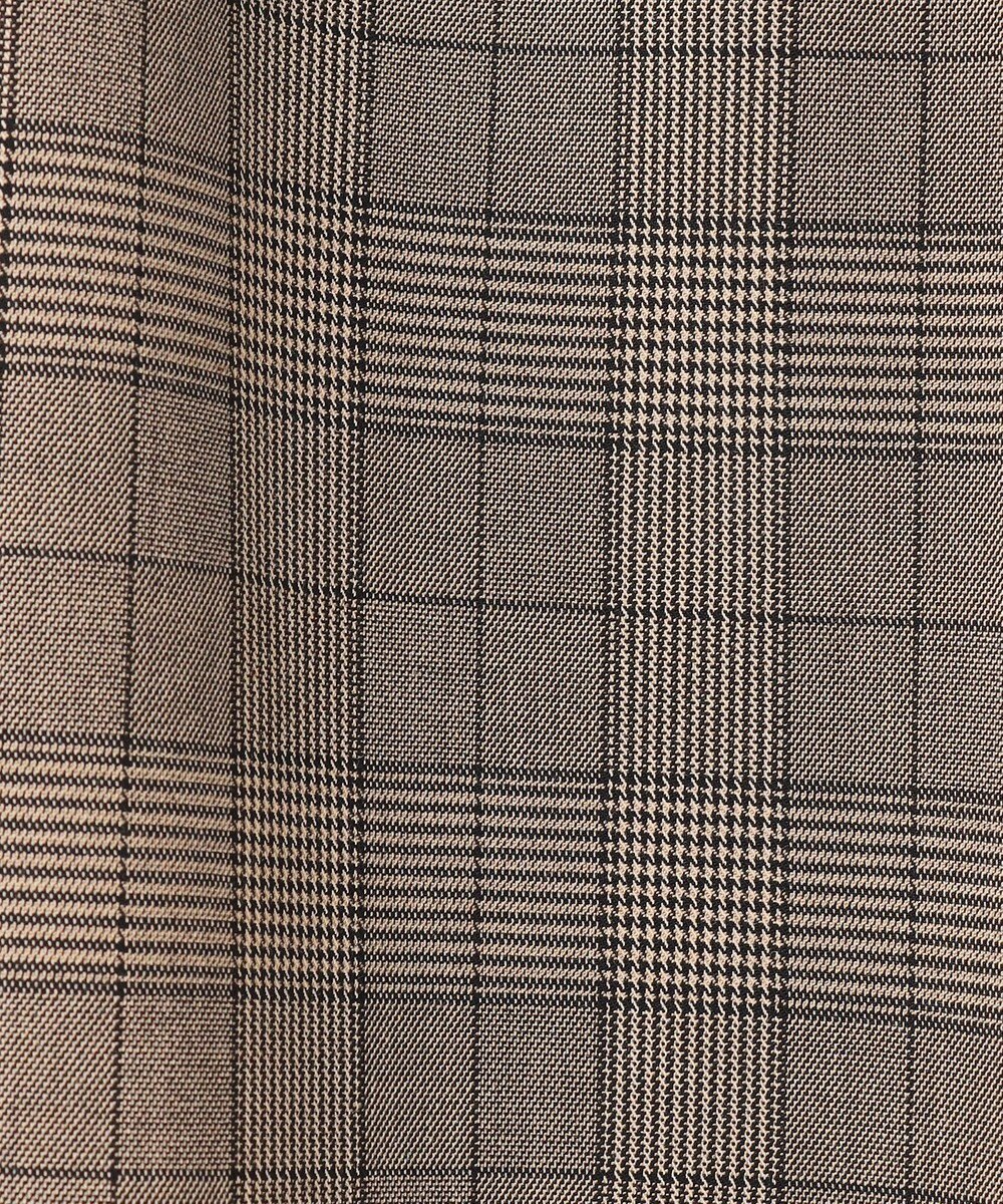 23区 L 【洗える】ドライ2WAYストレッチ チェック ワイド パンツ 