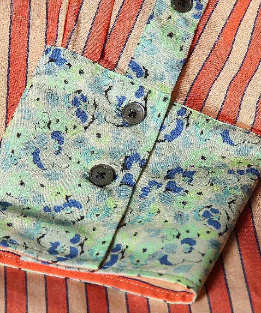 Paul Smith Garden Floral スタンドカラー 長袖シャツ 