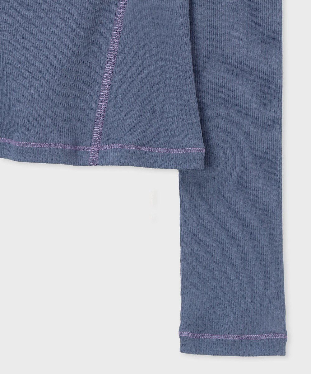 Paul Smith コントラストステッチ リブ 長袖カットソー 