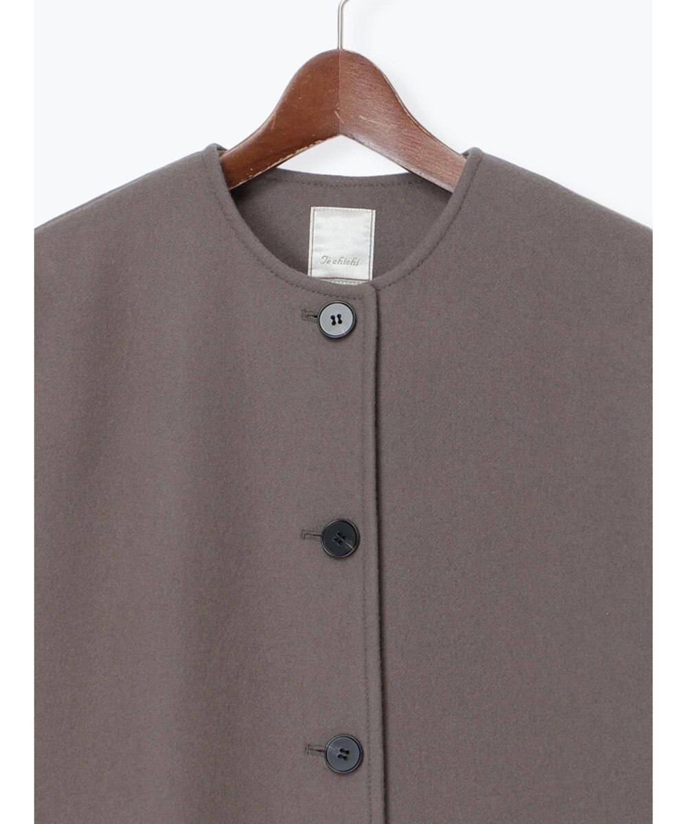 Te chichi ウールメルトンノーカラーロングコート《2025winter catalog item》 