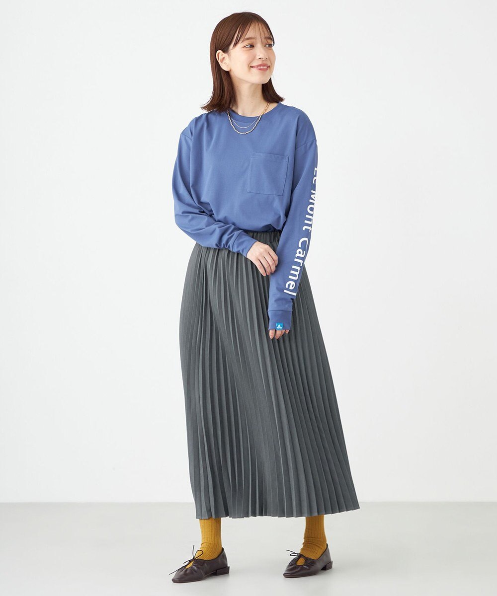 SHARE PARK LADIES 【UNISEX】吸水速乾 ショルダーロゴロングスリーブTシャツ（S・Mサイズ） 