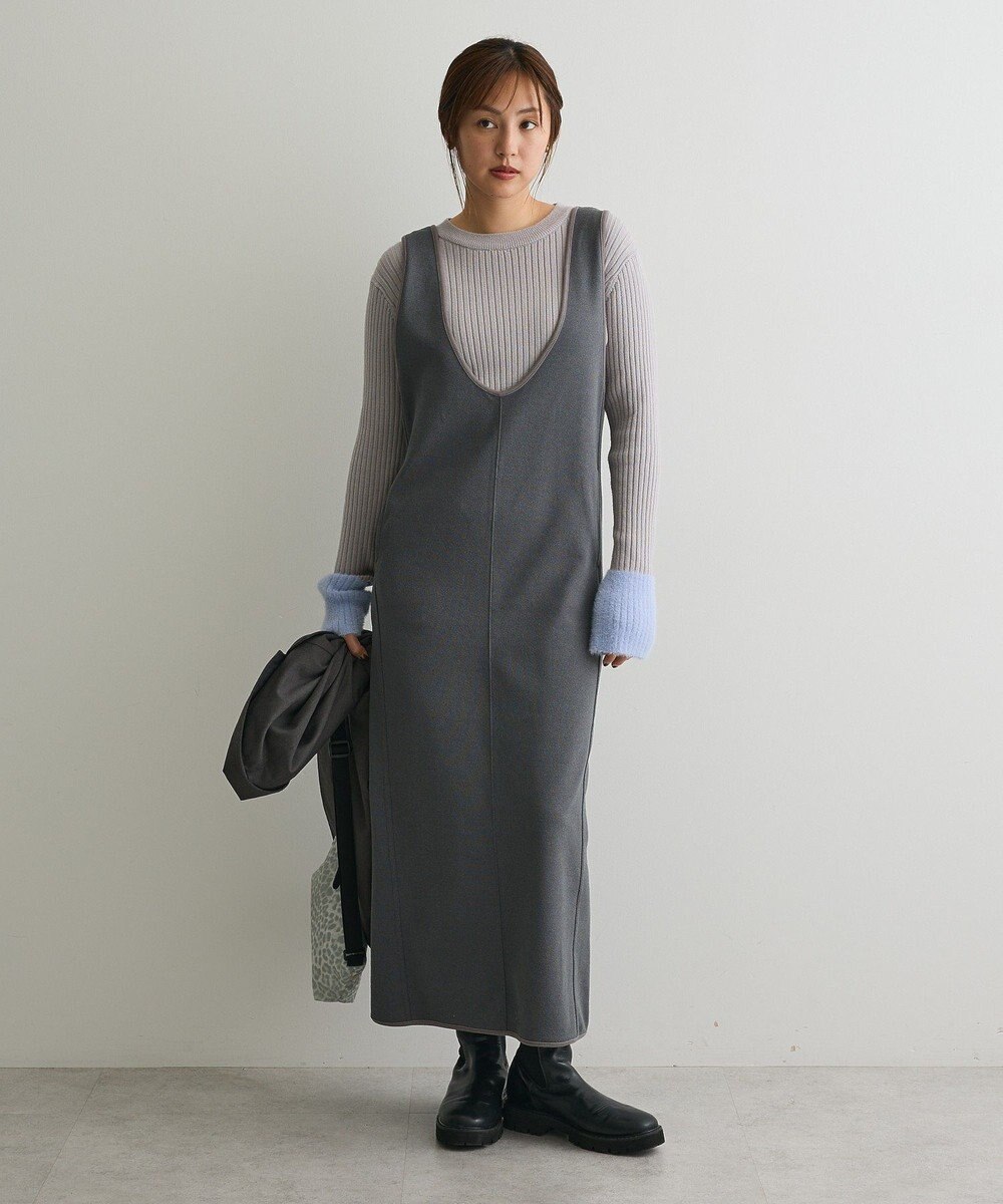 CRAFT STANDARD BOUTIQUE Uネックジャンパースカート 