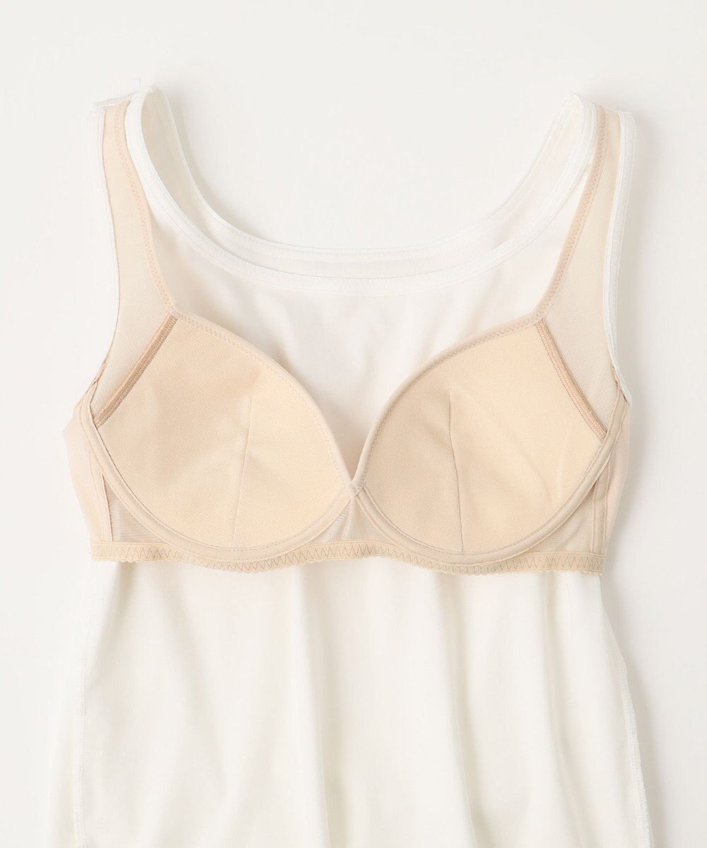 自由区 【ワコールコラボ】【洗える】カップイン タンクトップ 