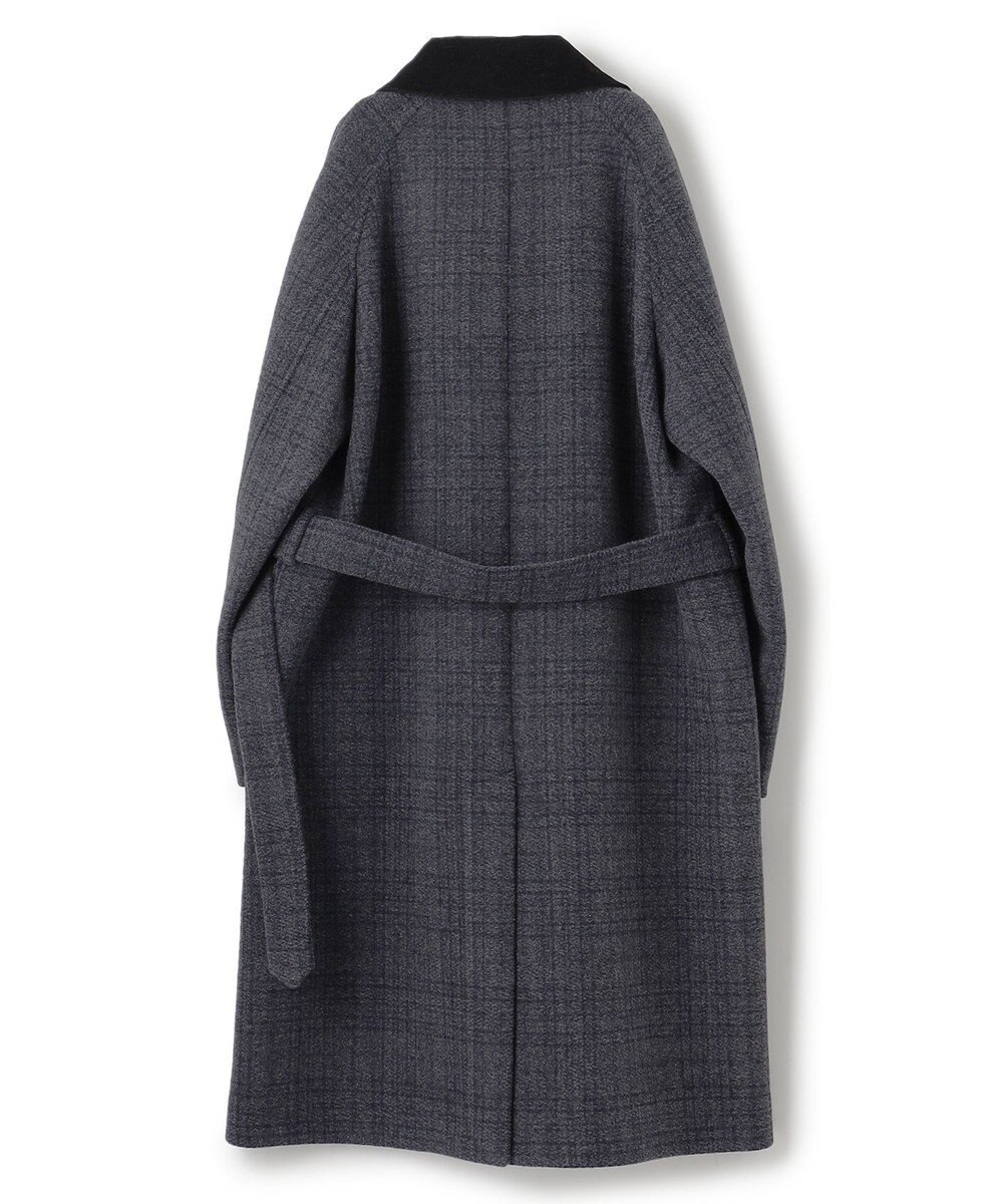 JOSEPH HOMME ニードルパンチグレンチェック　シングルブレストトレンチコート 