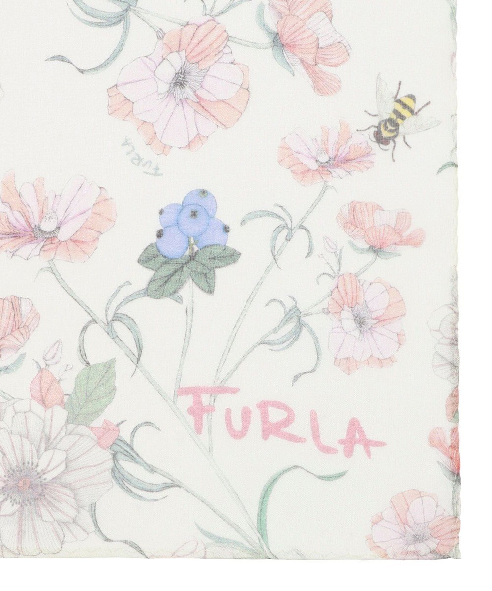 MOONBAT FURLA(フルラ) シルクシフォンロングスカーフ／35×150cm 