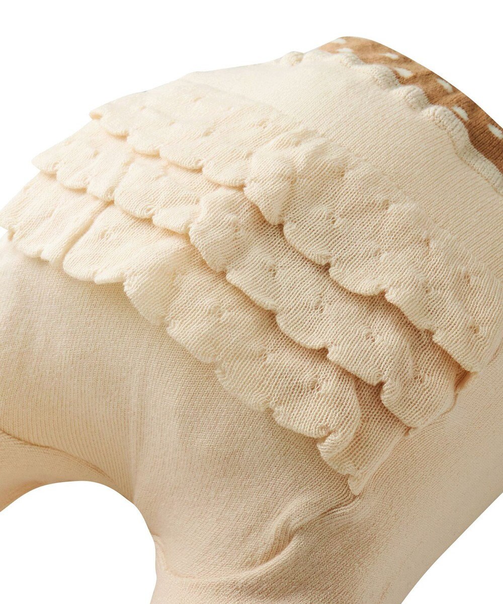 MIKI HOUSE HOT BISCUITS 【70-100cm】 おしりフリル 9分丈ベビースパッツ 