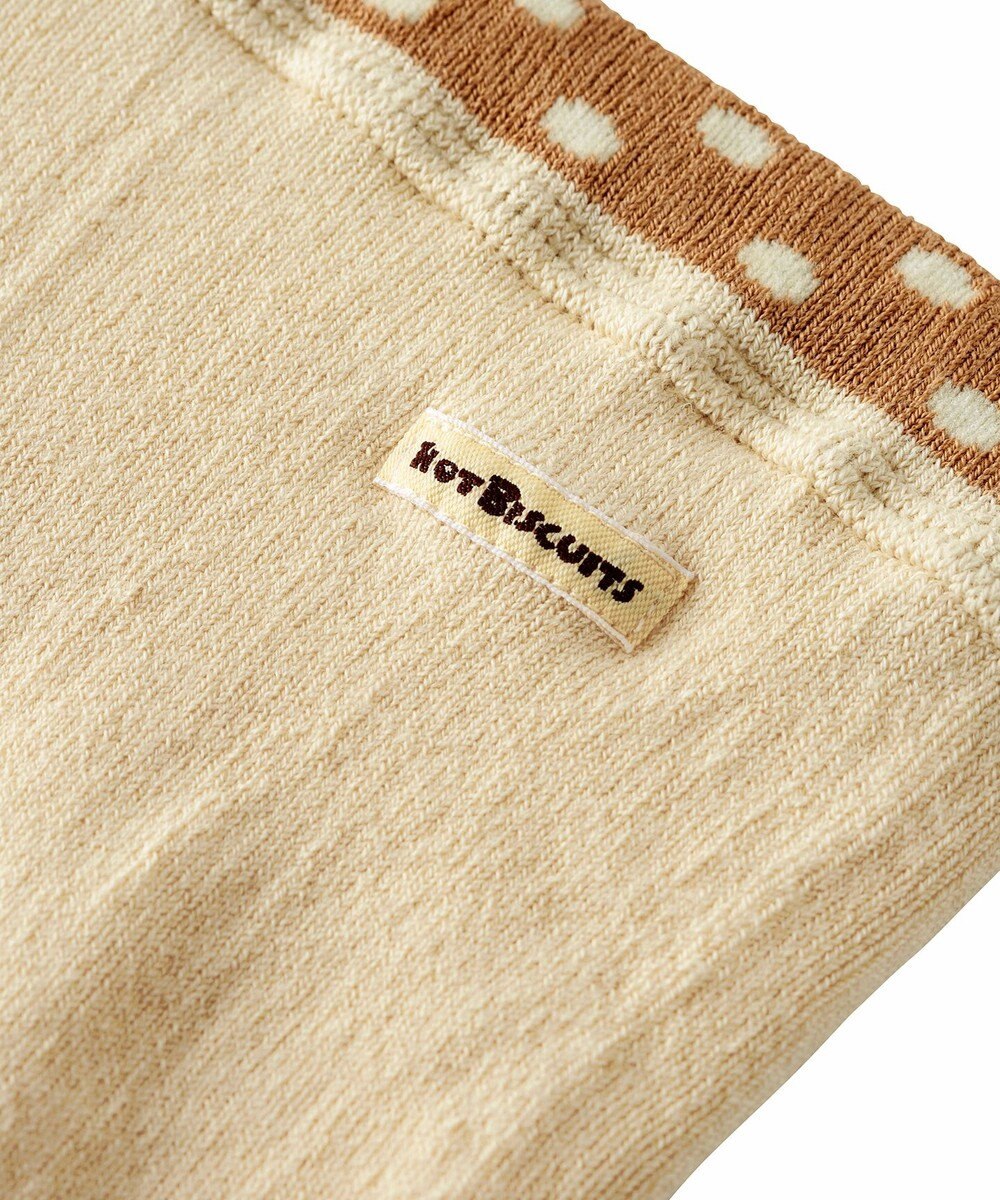 MIKI HOUSE HOT BISCUITS 【70-100cm】 おしりフリル 9分丈ベビースパッツ 