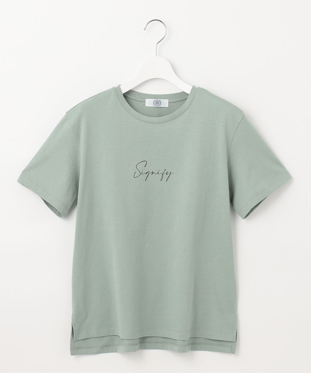 J.PRESS LADIES バック フォト Tシャツ 