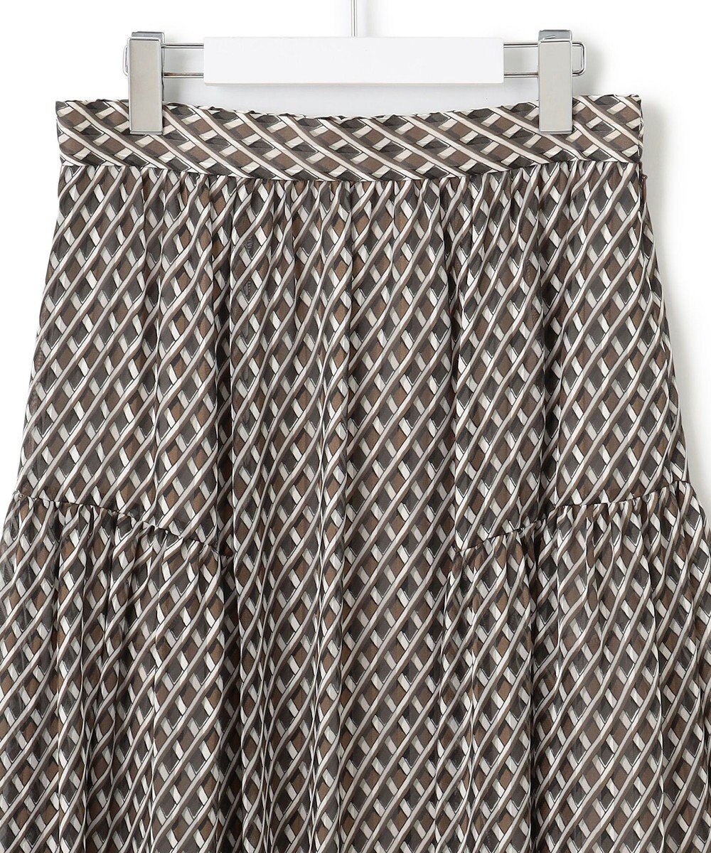 23区 S 【洗える】Ratti コラージュプリント ギャザースカート 