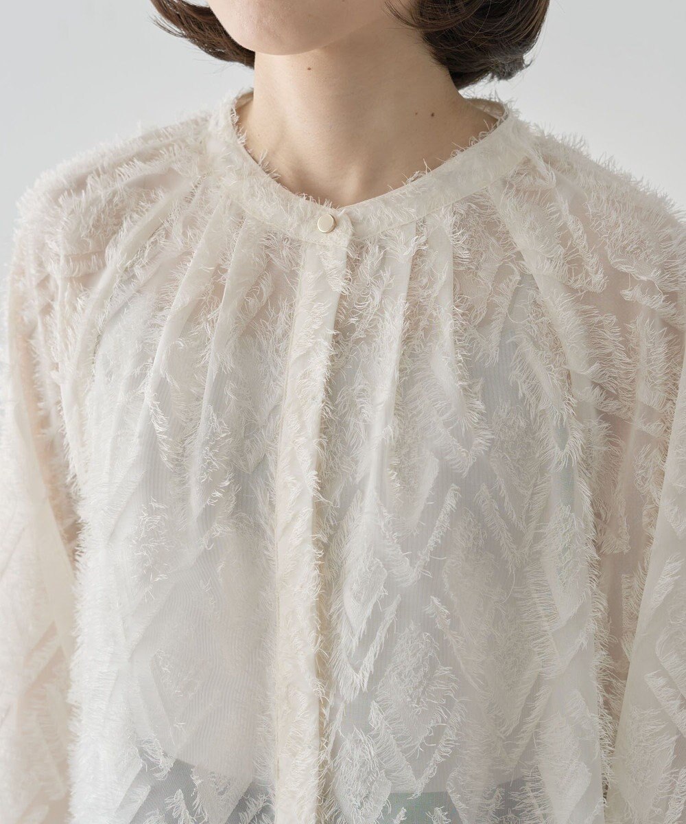 Green Parks Ｏ．フサフサ２ｗａｙボウタイブラウス 