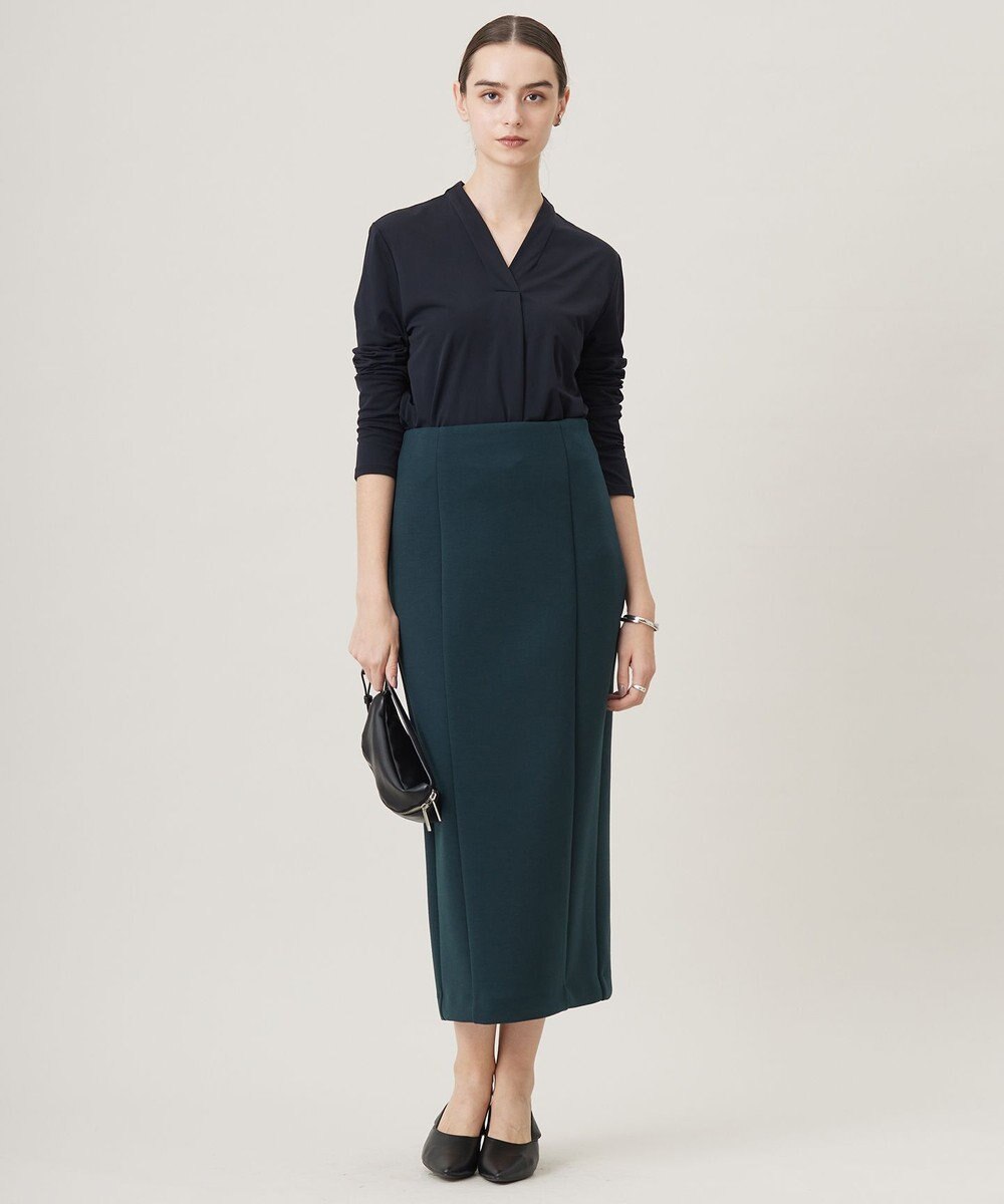 ICB 【洗える・WEB限定カラーあり】コンパクトダブルフェイス スカート 