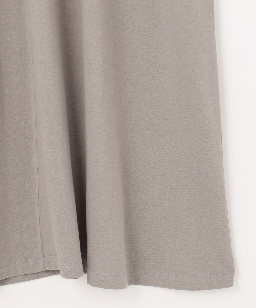 ANY 異素材コンビ ボリュームスリーブワンピース 