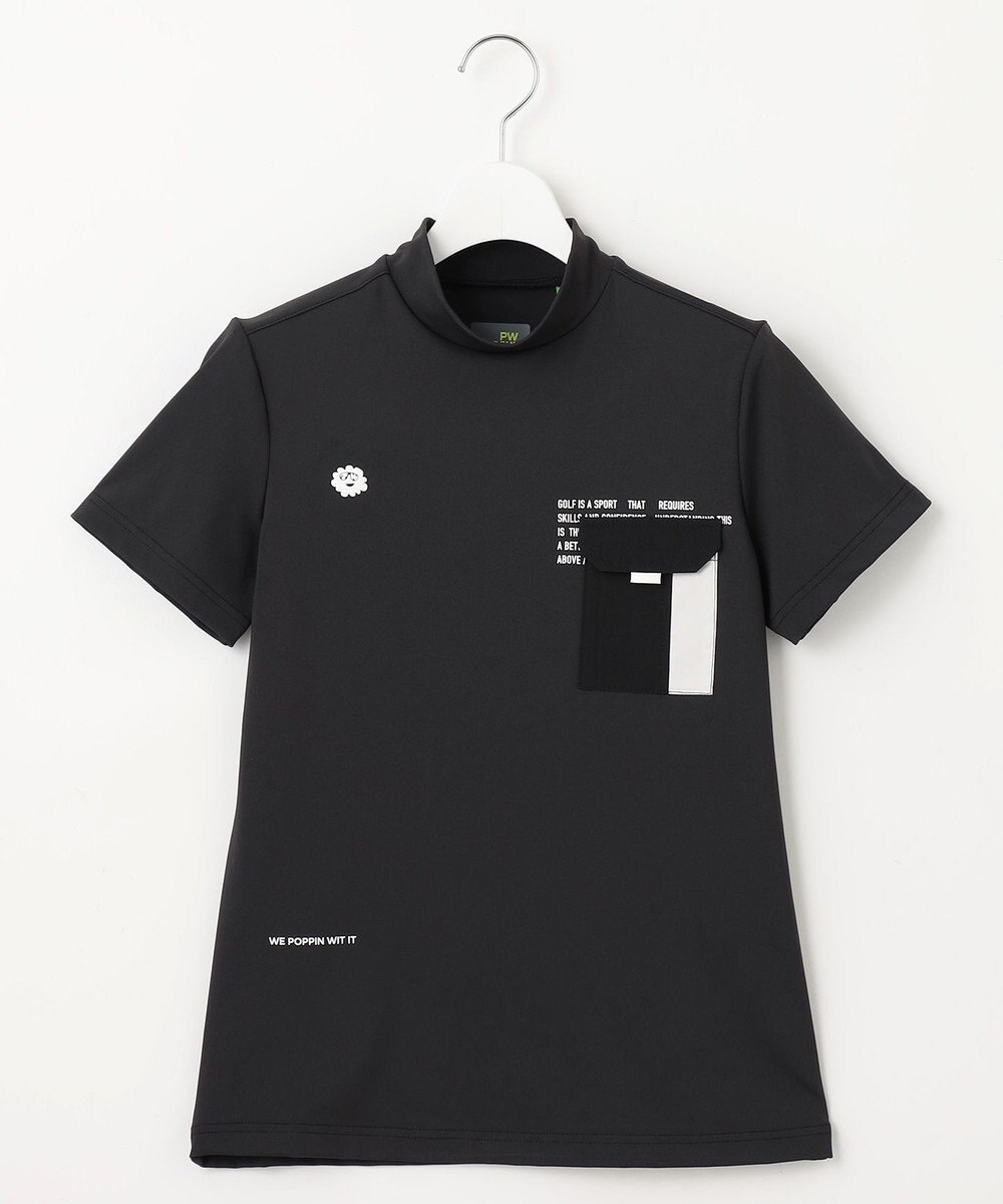 PW CIRCULUS 【UVカット / 吸水速乾 / 伸縮性抜群】【WOMEN】ポケットモック T ゴルフウェア レディース 