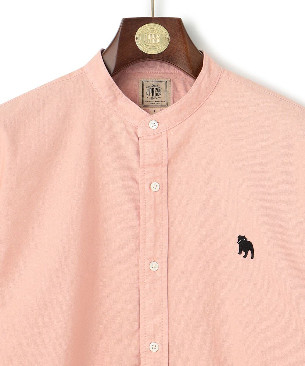 J.PRESS MEN 【大人気バックブル】バンドカラー オックスフォードシャツ 