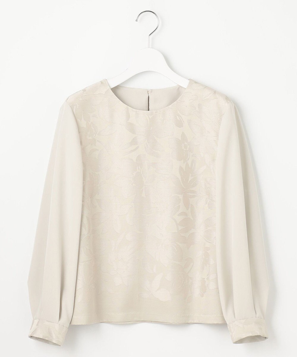 自由区 S 【カタログ掲載・セットアップ対応・洗える】フラワーオパールプルオーバー ブラウス 