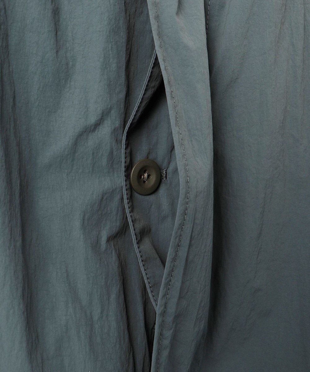 J.PRESS YORK STREET 【UNISEX】ナイロンワッシャーステンカラーコート 