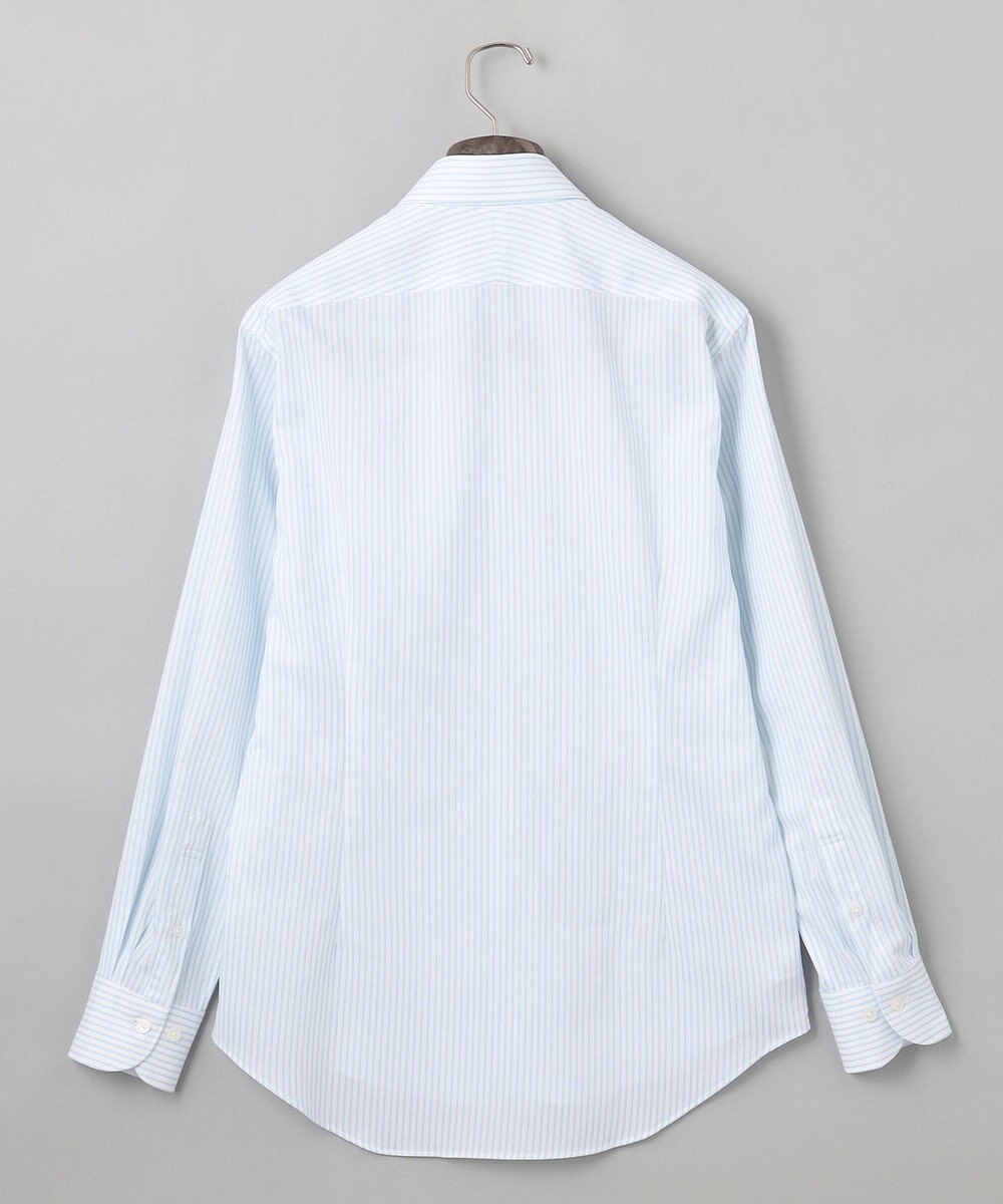 GOTAIRIKU 春夏向け【形態安定】SUMMERPREMIUMPLEATS_スモールボタンダウンカラー 長袖ドレスシャツ_ストライプ(25年春夏モデル) 