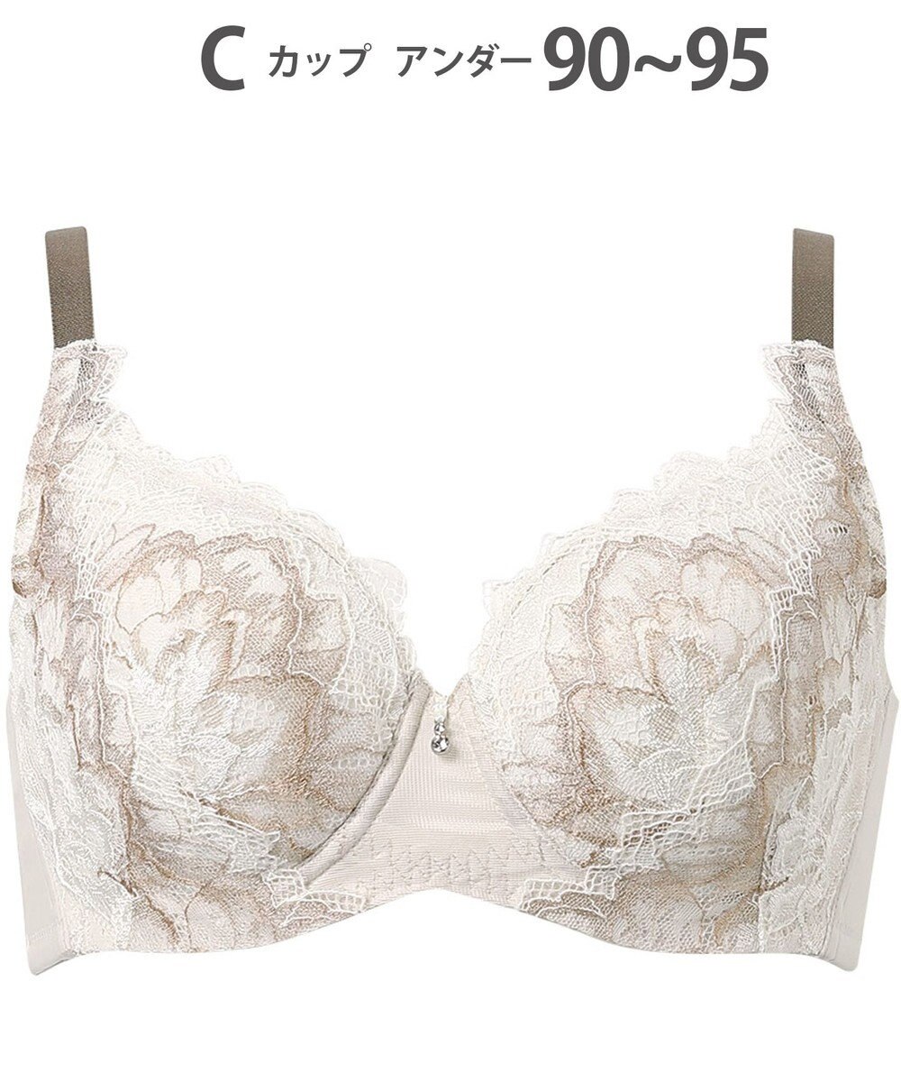 WACOAL ブラジャー 【ハグするブラ】 体温を感知してカラダになじむ 脇高設計 小さく見せる Hカップまで対応 大きいサイズ レディース フルカップ BXB318 /ワコール 