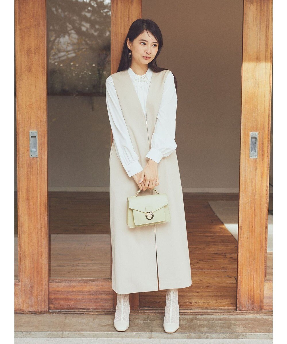 earth music&ecology ジップジレワンピース 