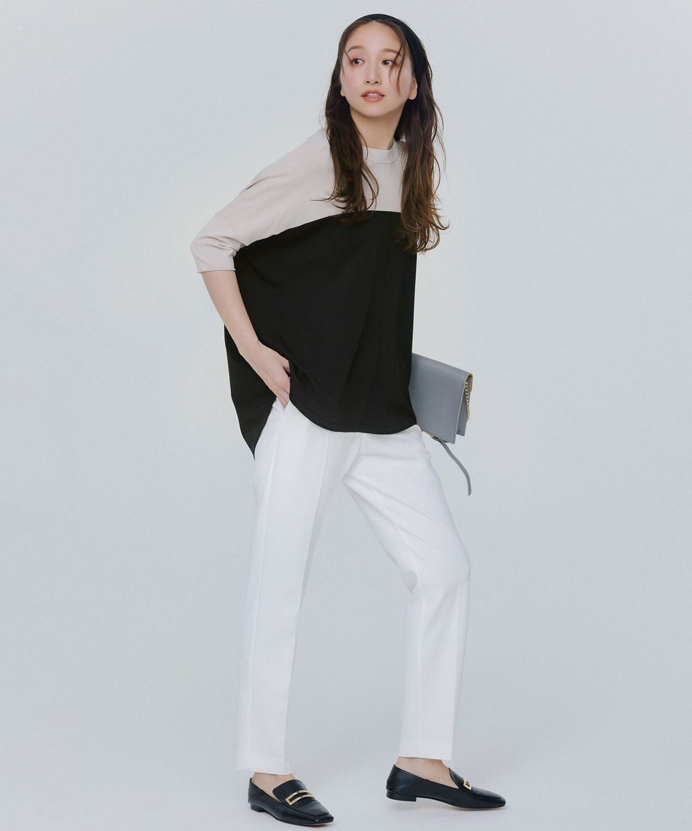 UNFILO 【WEB限定】BEAUTY MOVE センタープレス テーパードパンツ 