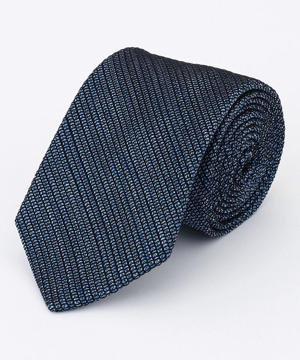 J.PRESS MEN 【KUSKA×J.PRESS ALL HANDMADE GRENADINE COLLECTION】インディゴブルー無地 ネクタイ 