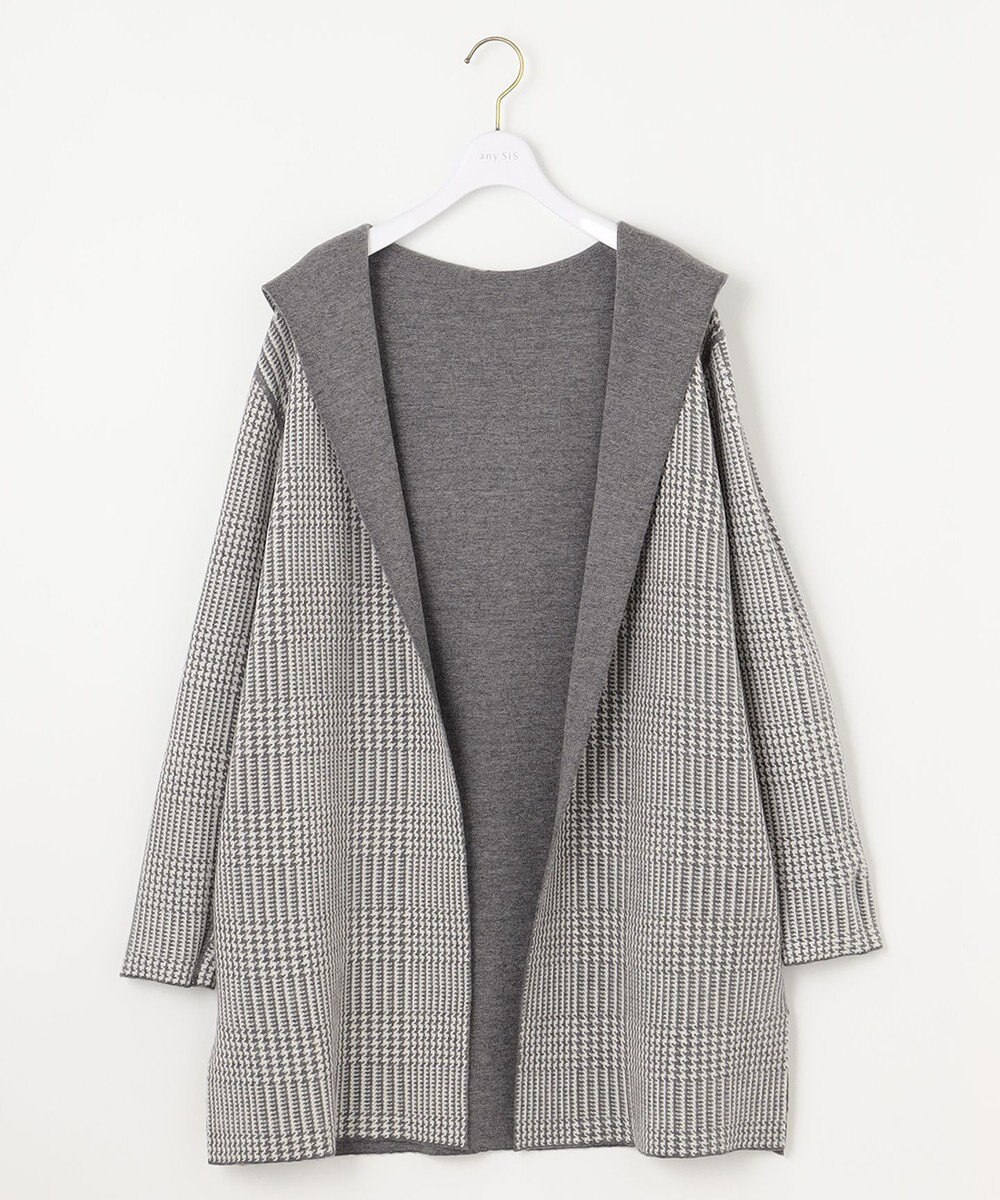 ANY SIS 【2WAY】リバーシブルフーディ アウター 