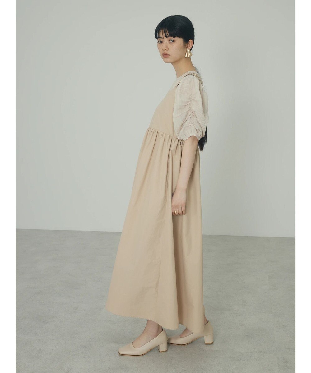 Green Parks ａ．肩ひもギャザーノースリワンピース 