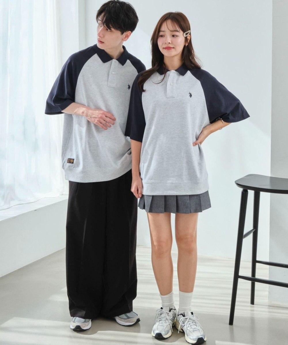 WEGO 【ユニセックス着用ITEM/MLサイズ展開】別注USPOLO　ヘビーウェイトポロT 