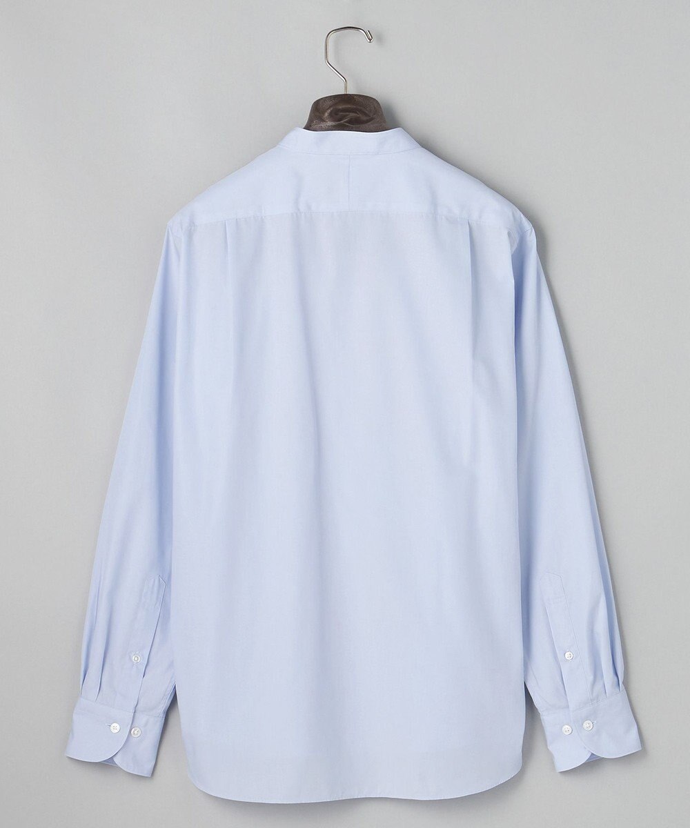GOTAIRIKU 【シワになりにくい/洗える】ＴＣブロード シャツ_バンドカラー 