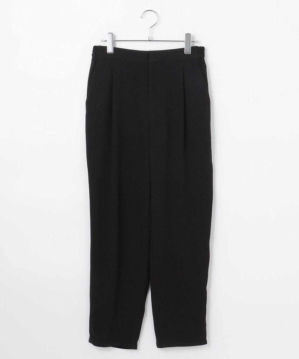 #Newans 【洗える】ジョーゼットテーパードパンツ 