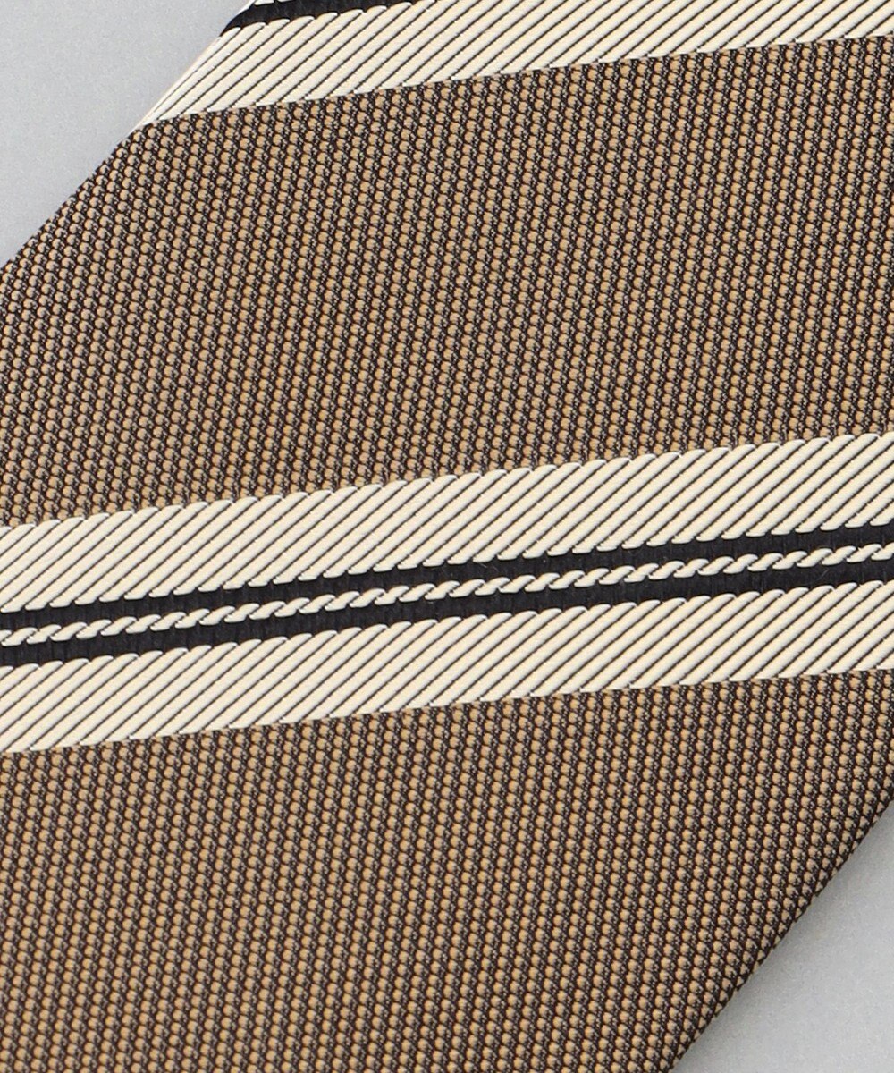 GOTAIRIKU  GOTAIRIKU別注【日本製】シルク ネクタイ_レジメンタル柄 