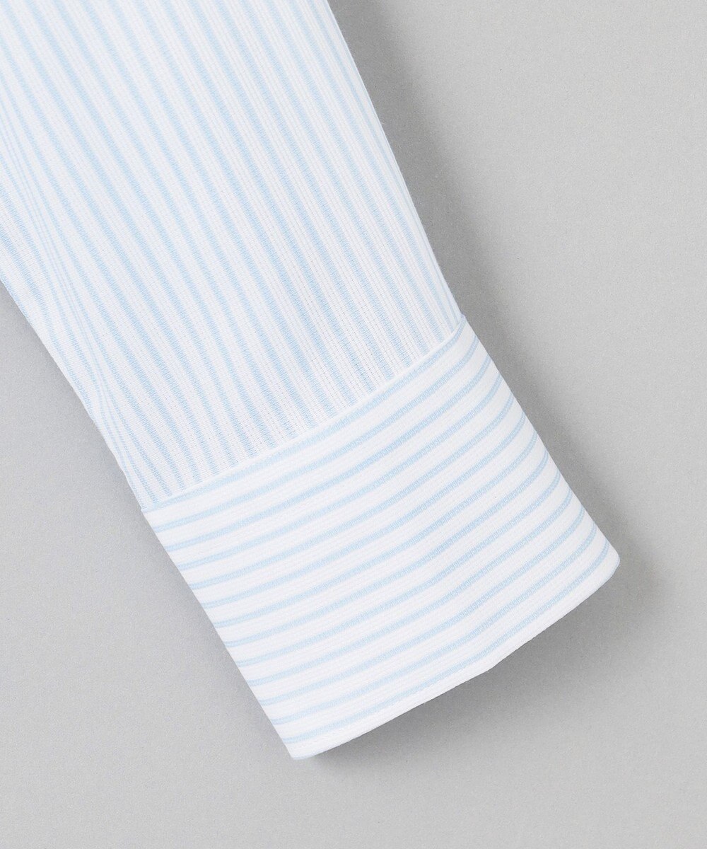 GOTAIRIKU 春夏向け【形態安定】SUMMERPREMIUMPLEATS_スモールボタンダウンカラー 長袖ドレスシャツ_ストライプ(25年春夏モデル) 