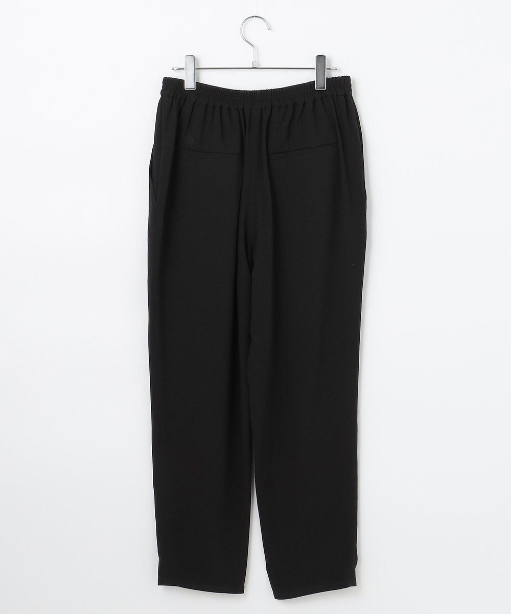 #Newans 【洗える】ジョーゼットテーパードパンツ 