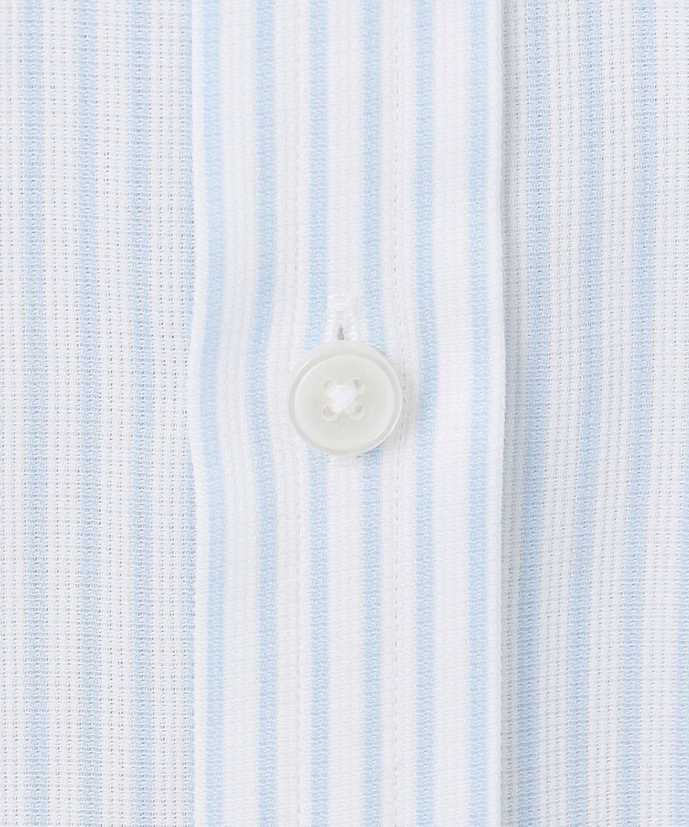 GOTAIRIKU 春夏向け【形態安定】SUMMERPREMIUMPLEATS_スモールボタンダウンカラー 長袖ドレスシャツ_ストライプ(25年春夏モデル) 