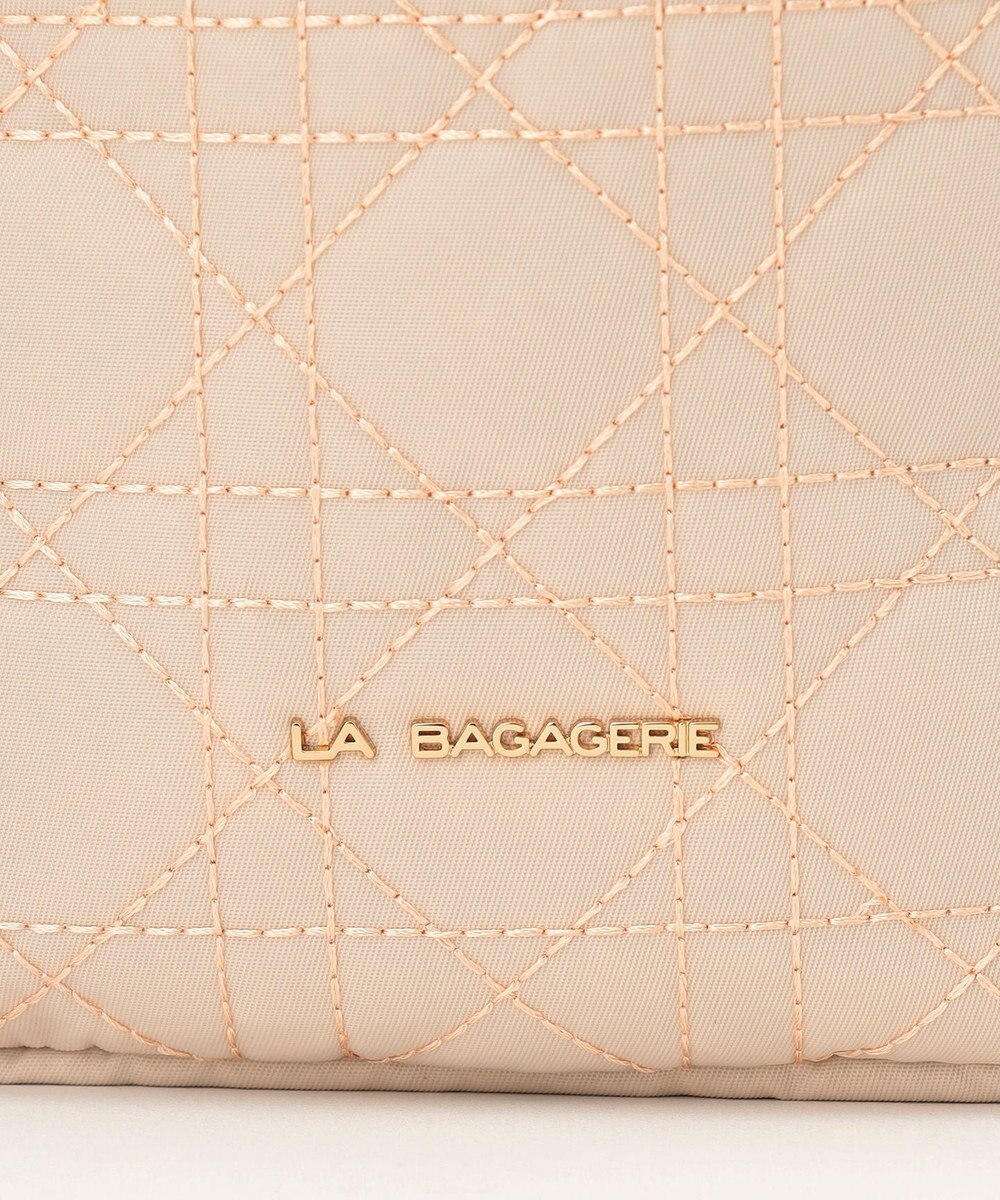 LA BAGAGERIE グリッドキルティングショルダー 