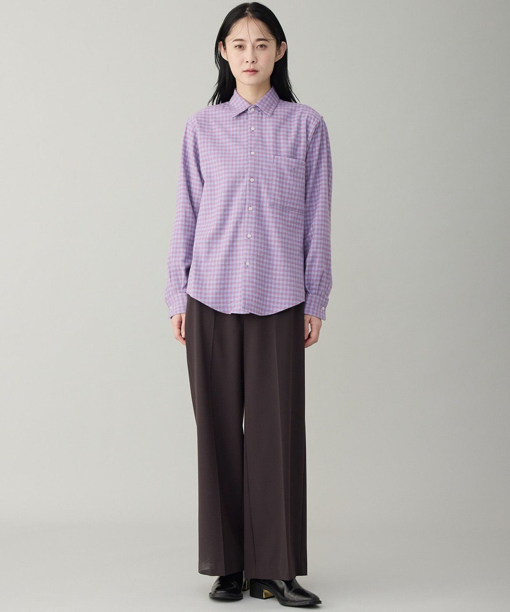 UNFILO MENS 【男女兼用】クリーンチェック ネルシャツ 